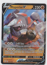 Holo Rhyperior V 095/189 Ultra Rare Darkness Ablaze Pokemon TCG