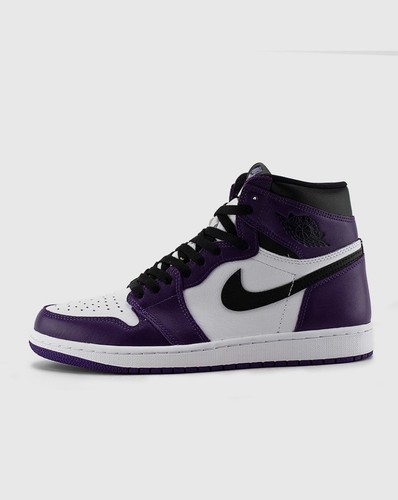 Nike Air Jordan Retro 1 HIGH OG 2020 Court Purple 2.0 White 555088-500 Men & GS - Picture 2 of 4