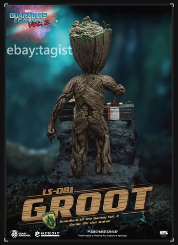 Beast Kingdom Guardians of the Galaxy Groot 1:1 Statue In Stock - Picture 6 of 12