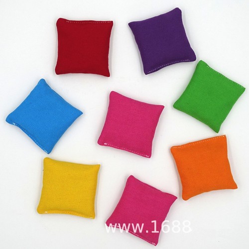 4/12pcs 5cm Bean Bags Kids Throwing Catching Toy Juggling Beanbag Outdoor Sport - Picture 4 of 6