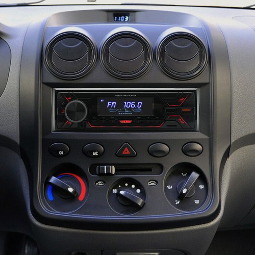 Retro Autoradio Bluetooth Freisprecheinrichtung USB FM AUX MP3 1 DIN Oldtimer - Bild 4 von 14