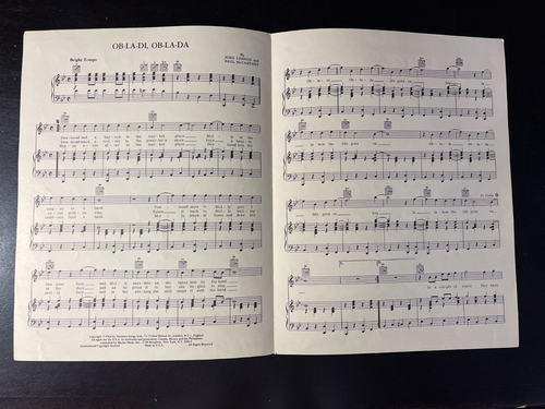 SELTENE EDITION The Beatles.  - OB-LA-DI, OB-LA-DA - Noten - 3702 - Bild 2 von 3