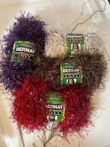 Bernat novelty yarn - ENVY - fun fur ladder 50g 1.75oz 37m 41yd - Picture 2 of 27