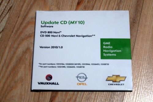 OPEL Navi CD500 DVD800 Betriebssoftware update Operating software MY10 MY09 - Zdjęcie 1 z 1