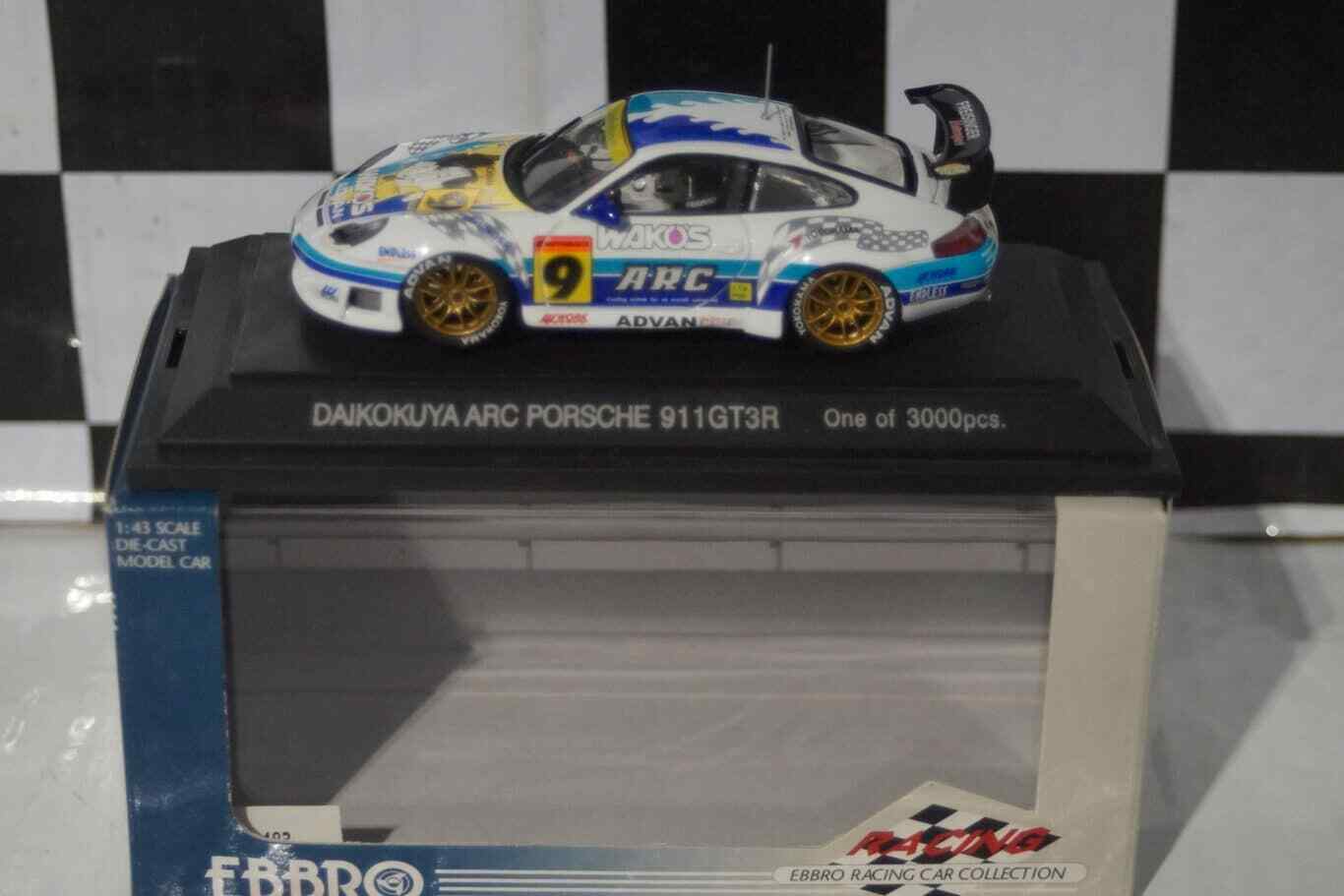 Ebbro Porsche 911 GT3R Daikokuya ARC  Ref 229 1:43 Diecast