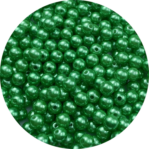 300Pcs Pearl Beads 8Mm round Pearl Beads with Hole for DIY Bracelet Necklace Jew - Picture 1 of 7