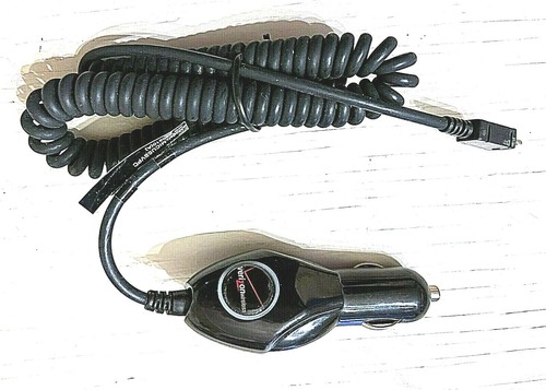 CARGADOR DE TELÉFONO DE COCHE en espiral Verizon Android de colección puerto micro USB único - Imagen 1 de 2