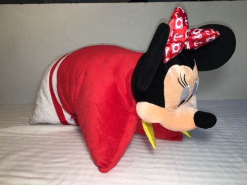 Disney Minnie Mouse Pillow Pet Large 18” Plush Disney Parks Stuffed Animal EUC - Picture 6 of 12