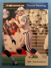 1999 PEYTON MANNING  QB Club No. 55 DON RUSS COLTS