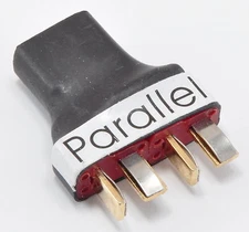 Ultra Compact T-Plug (Deans Style) Parallel Battery Connector / Adapter