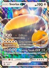Moderately Played Snorlax GX - SM05 - Promo - SM Black Star Promo Pokemon SM Pro