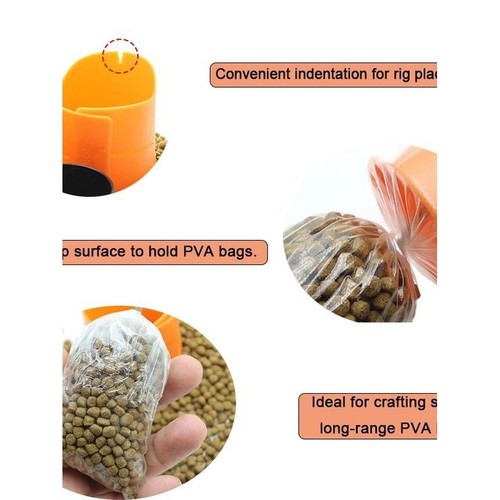 Karpfenangeln PVA Tasche Wasserlösliches System Transparent Taschen für Rig Vo - Picture 7 of 25