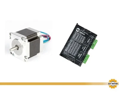 SALE !1PC Nema23 Schrittmotor0.9° 1.1Nm=155oz 56mm 1.4A & matching driverDM542 - Bild 1 von 4