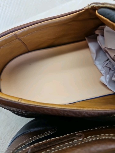 Dr. Comfort Two Tone Leather Loafers Very Gently Used Hard 2 Find Any Wear Sz12W - Picture 12 of 19