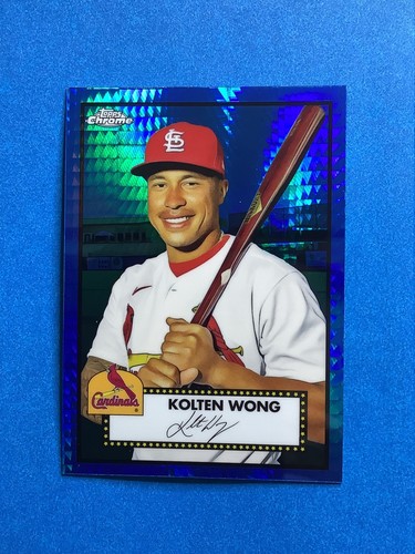 2021 Topps Chrome Platinum Anniversary Blue Prism Refractor - You Pick - Picture 50 of 110