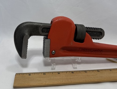 Brass Craft 14” T190 C5051 Pipe Wrench - Cast Iron Color Red New - Picture 6 of 6