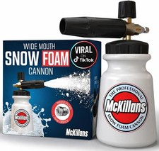 Foam Cannon for Pressure Washer Wide Mouth - Car Wash Snow Foam Cann