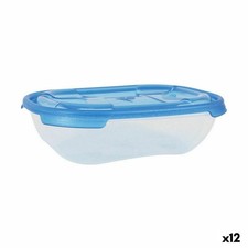 Lunchbox-Set Tontarelli Nuvola 500 ml Blau rechteckig 4 Stücke [12 Stück]