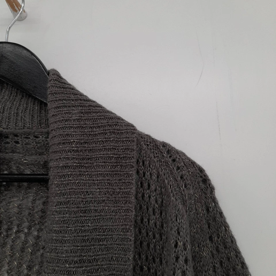 Superdry Mujer Cárdigan S Marrón Nylon con Poliéster, Otros Cárdigan Cuello en V Foto 4 de 4