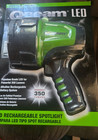 Qbeam 800-2702-1 Led Rechargeable Work Spotlight. NIB