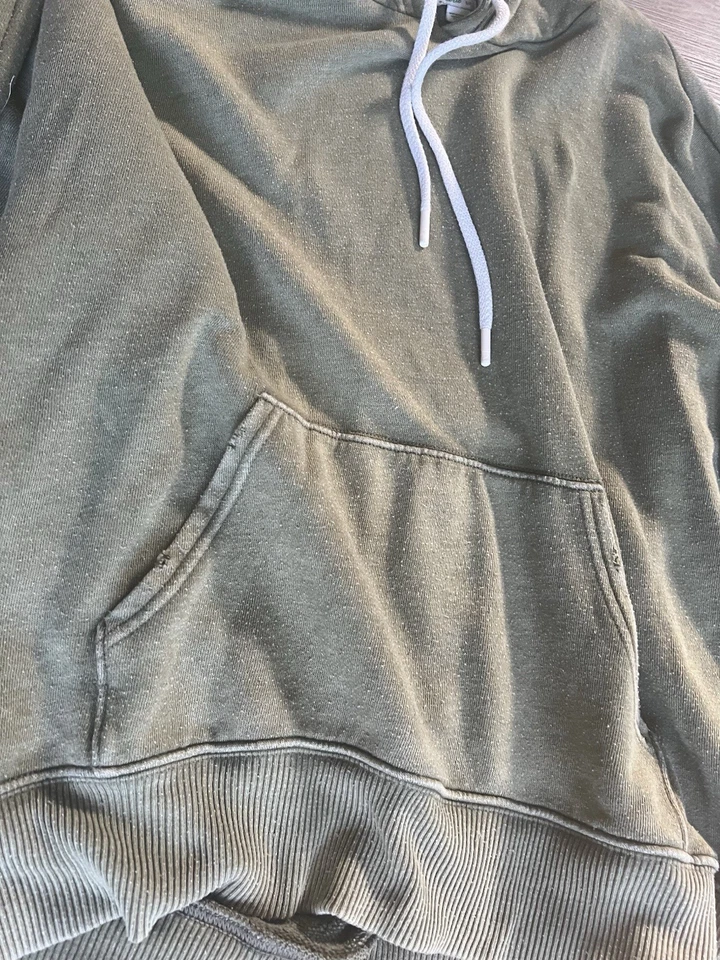 Conjunto de salón sudadera y pantalones deportivos verdes pequeños Aerie Foto 4 de 4