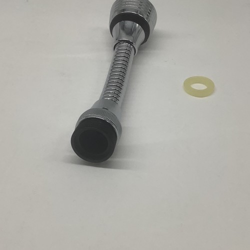 Rubinetto Cucina Utensile Lavello Miscelatore Cromato Girevole 360 Gradi Aeratore Ugello Spruzzatore - Foto 4 di 5