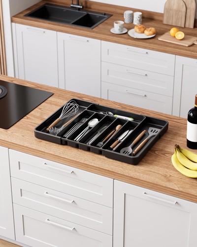 Cutlery Drawer Organiser for Kitchen - Adjustable Cutlery Tray for Effortless... - Picture 3 of 7