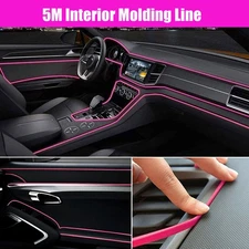 5M Molding Line Pink Car Interior Point Edge Gap Door Panel Trim Accessories