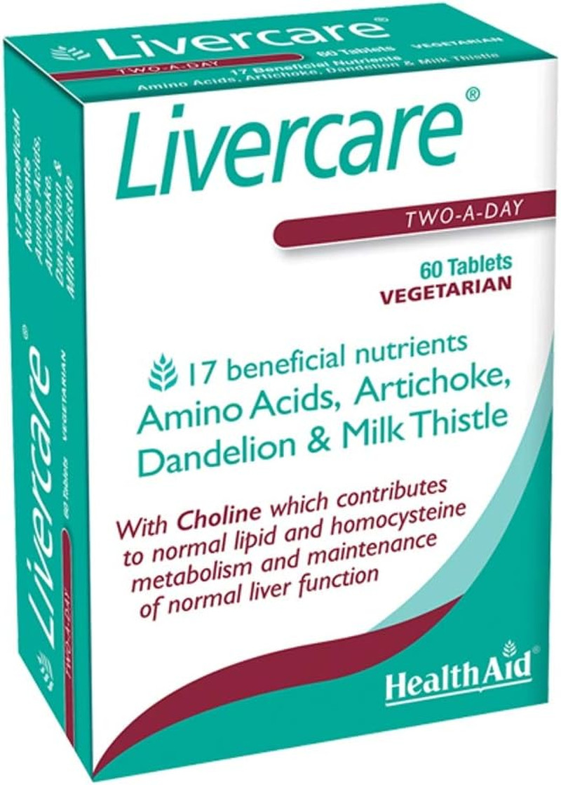 Livercare per Disintossicare Il Fegato- 60 Compresse Vegetariane