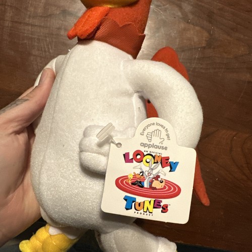Vintage 1995 Warner Bros Looney Tunes Nebelhorn Leghorn Hahn Plüschtier - Bild 3 von 4