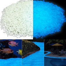 Glow in the Dark Gravel, Fluorescent Glow in the Dark Rocks Decorations Fish Tan