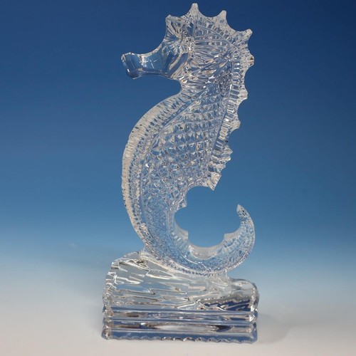 Waterford Crystal Cape Collection Seepferdchen Briefbeschwerer Figur - 71/4 Zoll