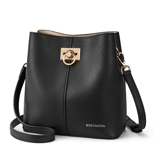 Crossbody Bucket Shoulder Bags for Women Vegan Leather Purse Cross Body Handb...