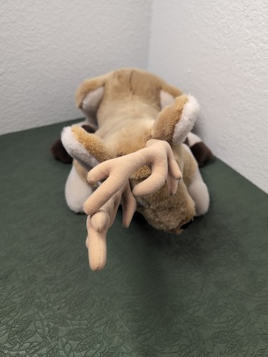 Rare Vintage 1995 Mary Meyer Large 20” Buck Deer Antler Realistic Plush Stuffed - Picture 5 of 11