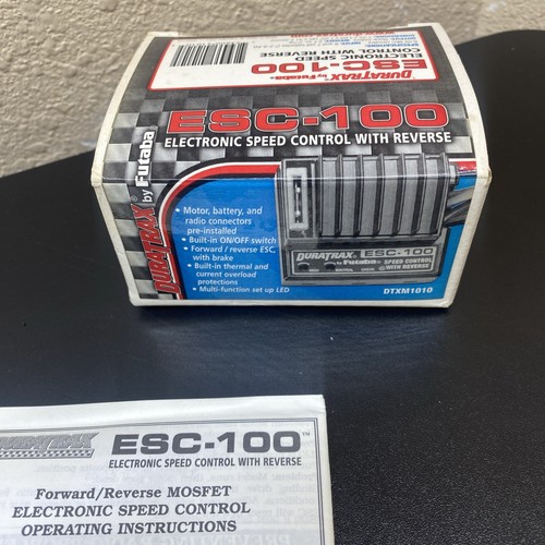 Futaba Duratrax ESC-100 Electronic Speed Control With Reverse NEW - Picture 3 of 5