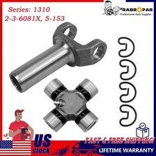 2-3-6081X Transmission Slip Yoke 1310 Series + 5-153X Universal Joint U Joint US