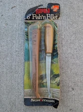 New Old Stock Vintage NORMARK RAPALA 6" Fish'n Fillet Knife & Sheath 