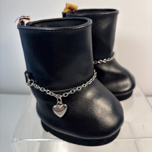Stivali da motociclista Build-A-Bear Monkey Biker ragazza ghepardo top gonna nera suono funziona - Foto 8 di 22