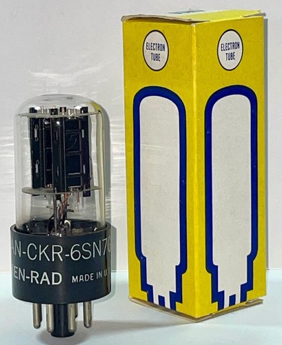 6SN7 Röhre GT JAN-CKR Ken-Rad Parallelplatten, NOS USA, SC133, Anfang 50*er VT-231 - Bild 3 von 16