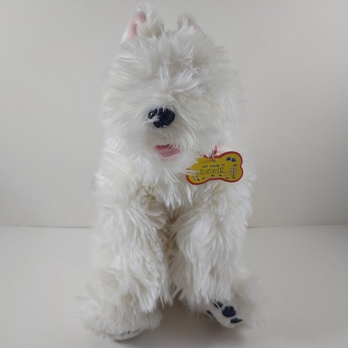 BUILD A BEAR Westie West Highland Terrier - weißer Welpe Hund Plüsch - Vintage
