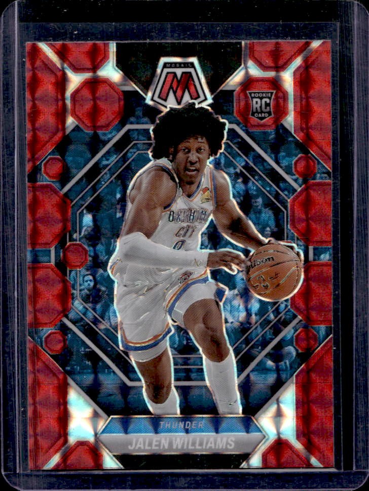 2022-23 Mosaic Jalen Williams RC Red Rookie #217 Thunder