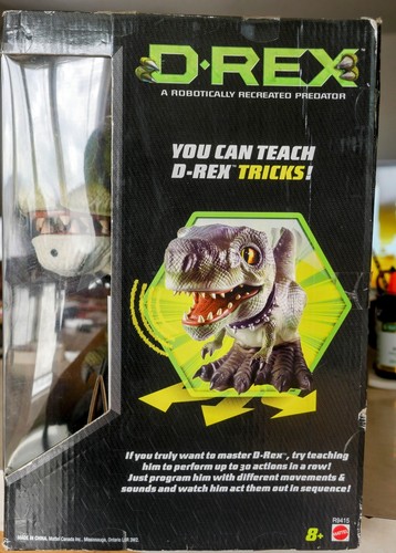 Mattel D Rex 2008 Dinosaur RC Robot New in box "RARE" - Bild 9 von 10