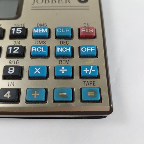 Jobber 5 La Calcolatrice Professionale delle Costruzioni - Testata E Funzionante - Foto 4 di 8