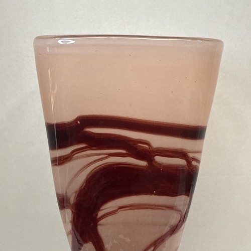 Signed Studio Art Glass Vase 16.5” Possibly Stephen Fellerman ? - Picture 3 of 17