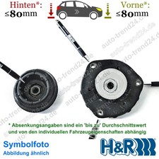 Monotube Fahrwerk 40-80mm, 50-80mm Tieferlegung u.a.: Skoda Fabia I 6Y2 1999-08
