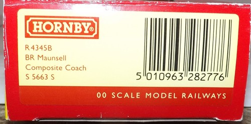 HORNBY R4345B MAUNSELL COMPOSITE COACH BR CRIMSON/CREAM - Picture 4 of 4