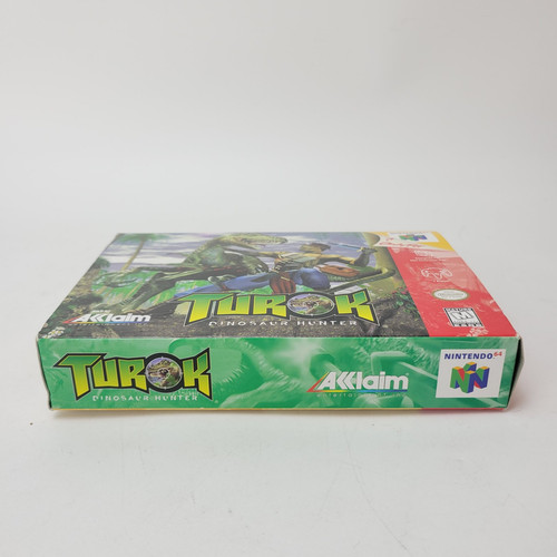Turok: Dinosaur Hunter (N64, 1997) Authentic Box, Manual, Poster & Inserts - Bild 2 von 11