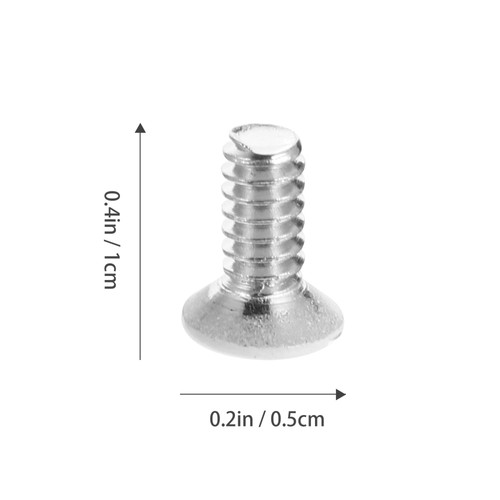 200 Pcs Paint Screws White Outlet Cover Replacement Wall Plate Parts - Bild 10 von 12