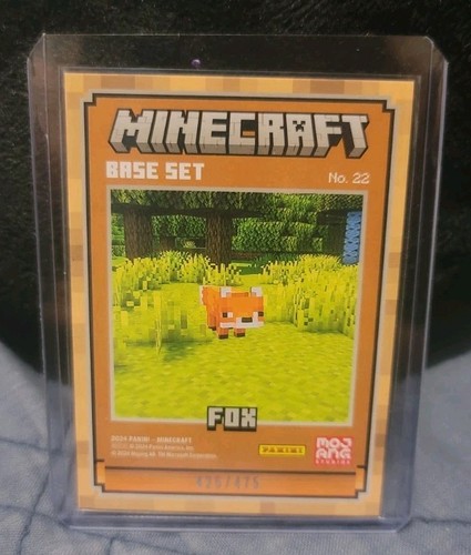 2024 Panini Minecraft Fox #22 Foil /475 - Bild 2 von 3