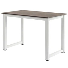 110cm Decent High Strength Wooden Computer Desk Gray